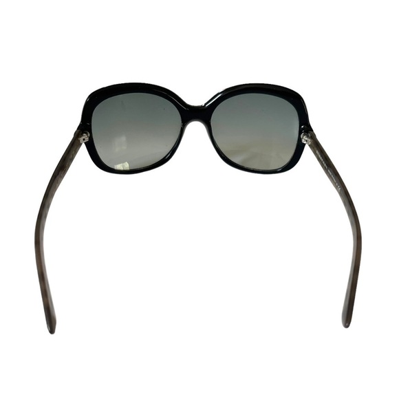 Burberry Women\'s Black Acetate Sunglasses Gray Gradient Lenses B 4077 3177/11